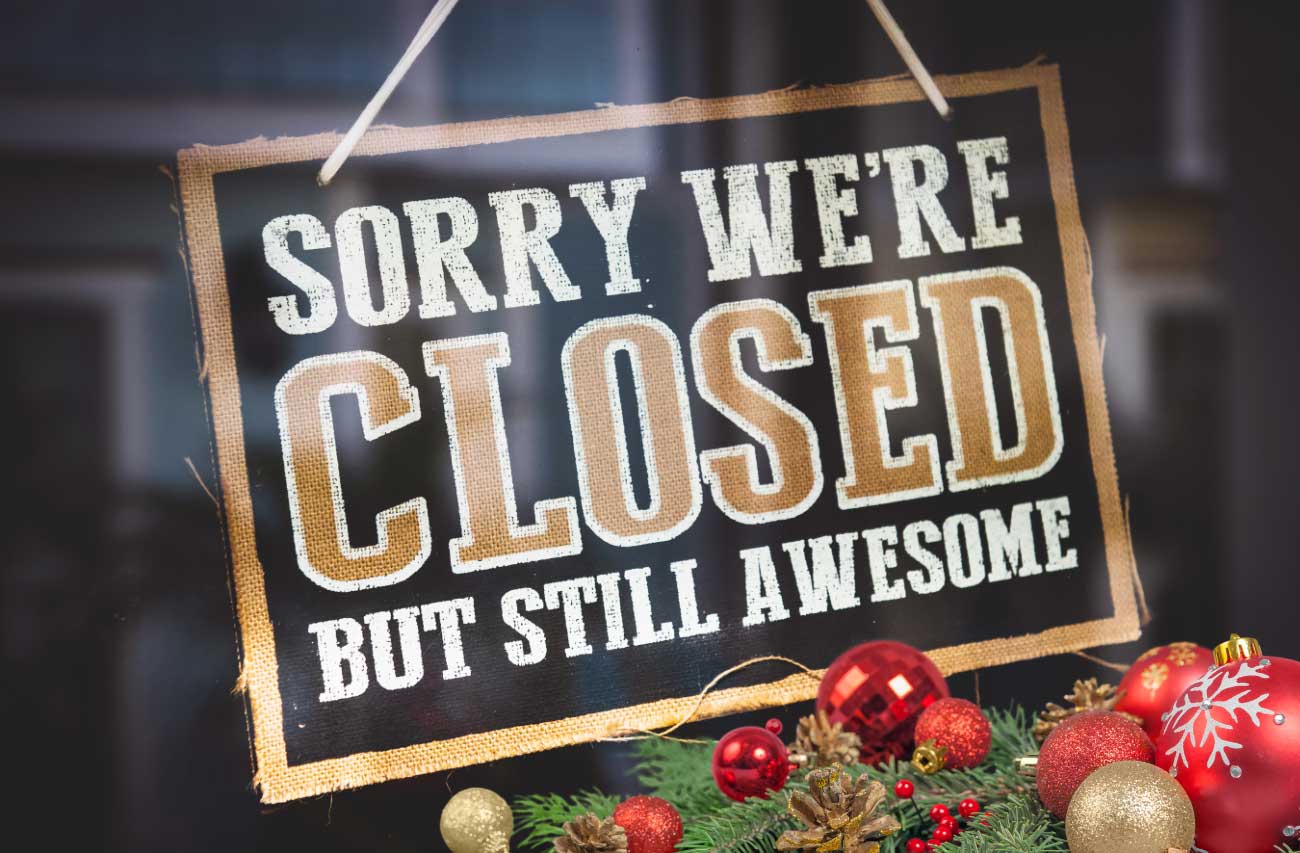 5 things to do before you close business this Christmas