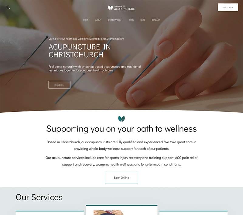 House of Acupuncture website by Innovate Digital