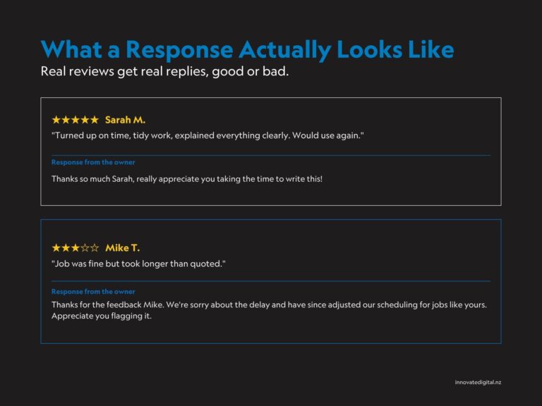 What a Google Review Response Looks Like